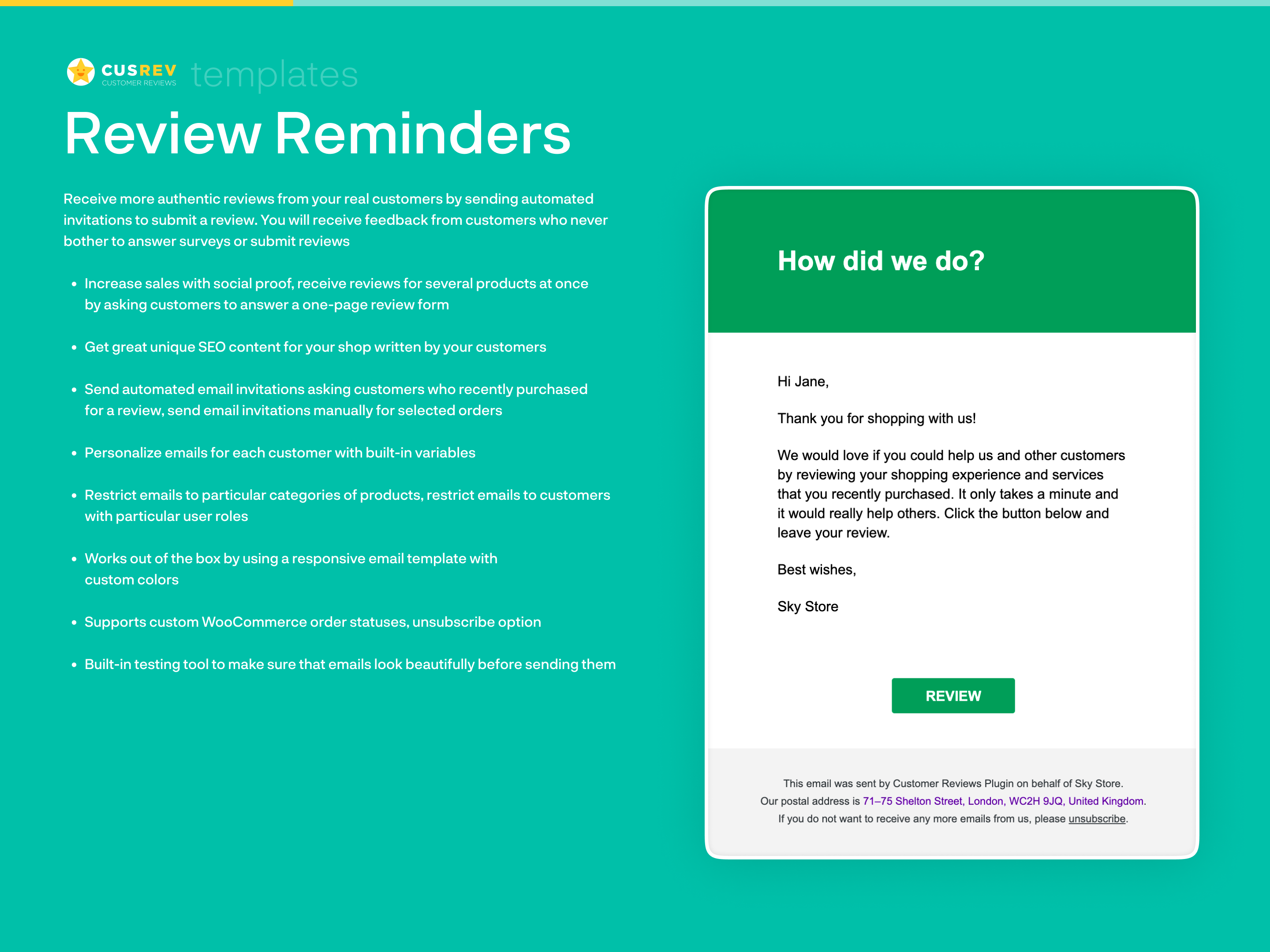 Review Reminders