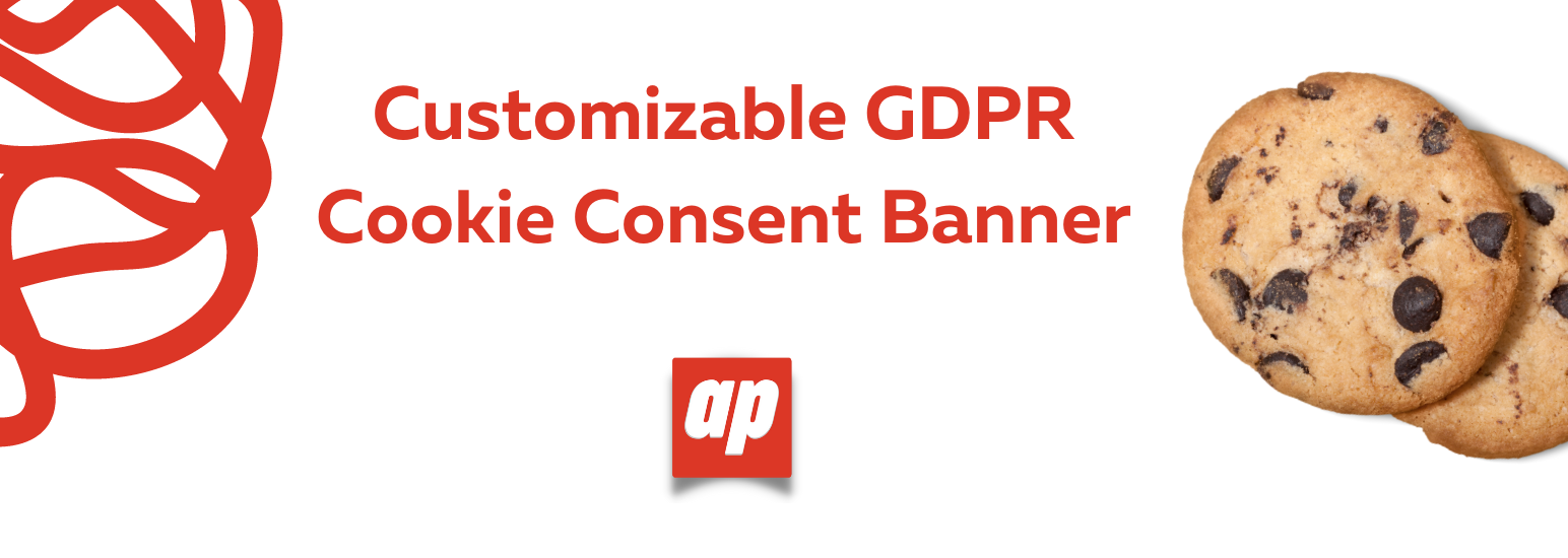 Customizable GDPR Cookie Consent Banner