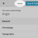 Customizer Reset