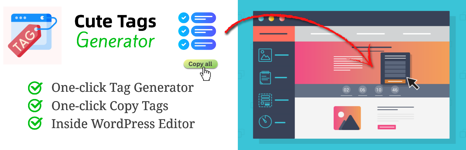 Cute Tags – One-Click Smart Tag Generator