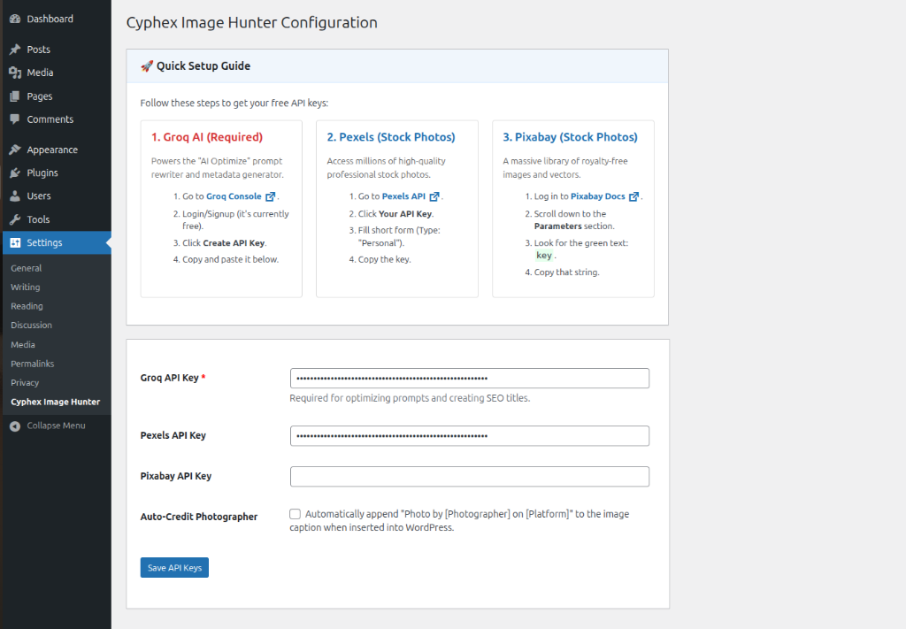 <strong>Quick Setup Guide</strong> - The easy-to-follow setup guide in your settings.