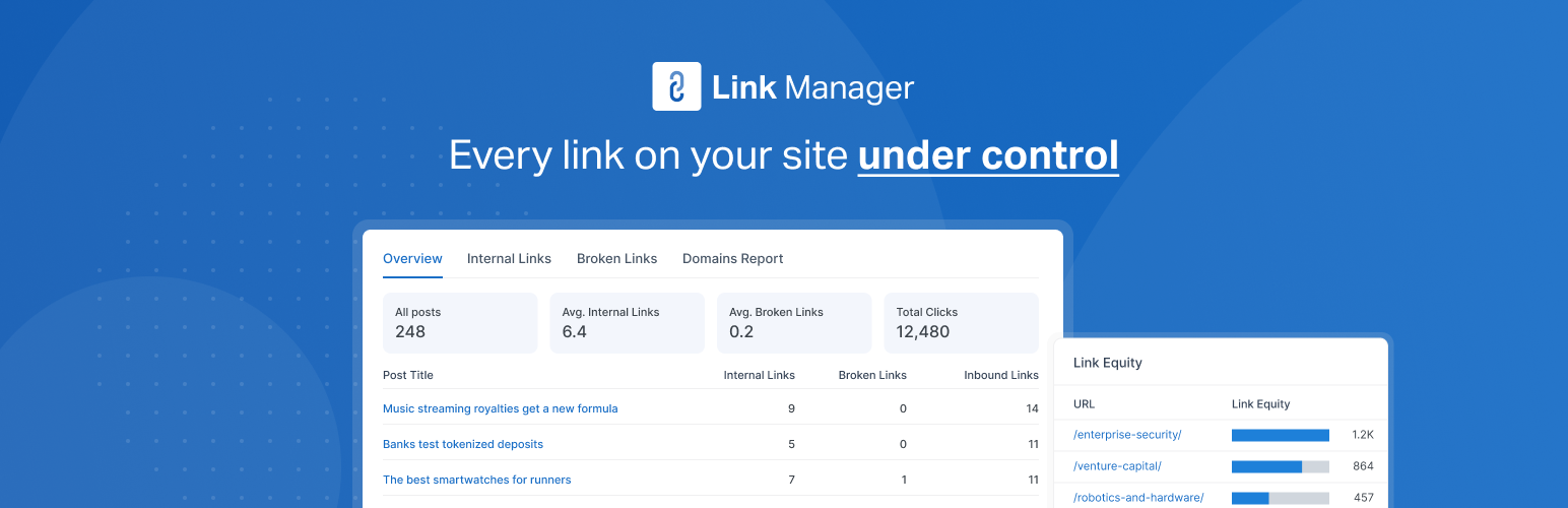Link Manager – Analyze, Automate, and Monitor Links preview
