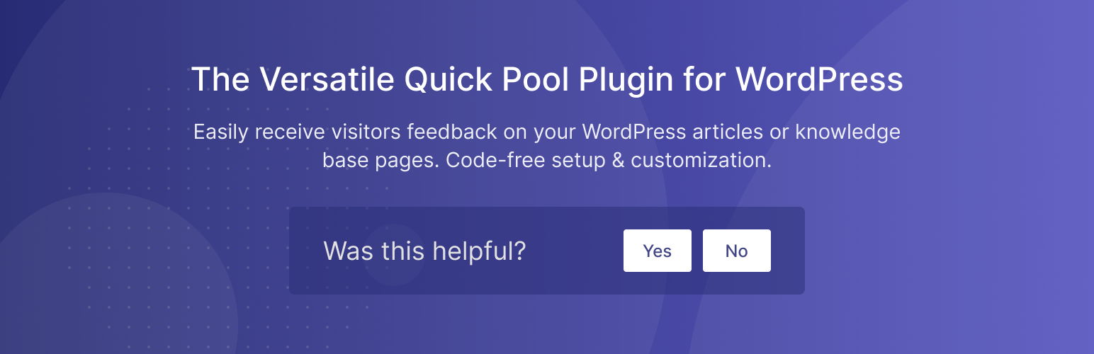 WordPress 外掛 Helpful – Article Feedback Plugin 的封面圖片。