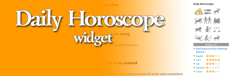 Horoscope widget