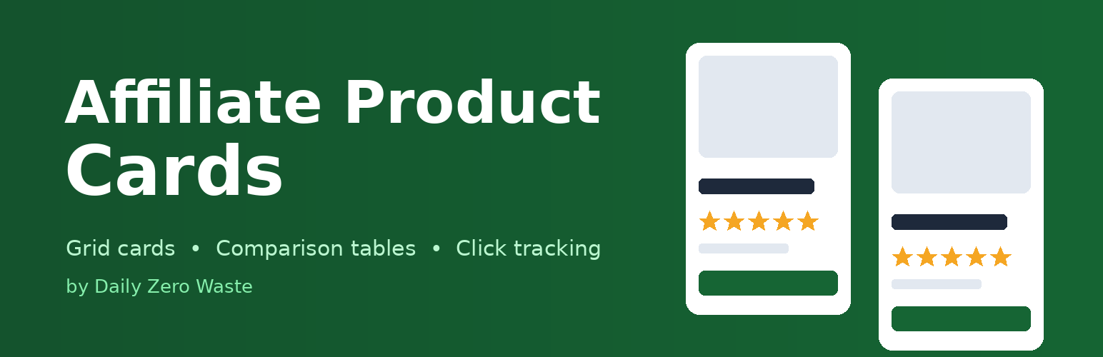 Daily Zero Waste Affiliate Product Cards preview
