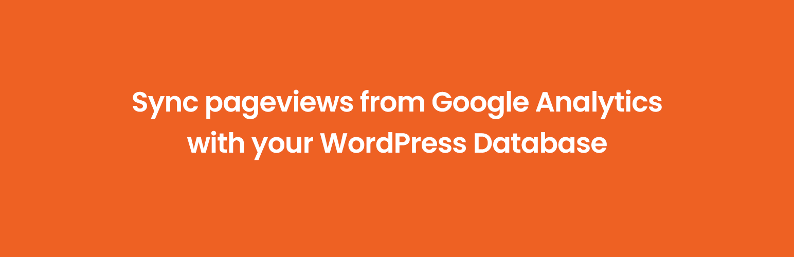 DanP Google Analytics Pageview Sync