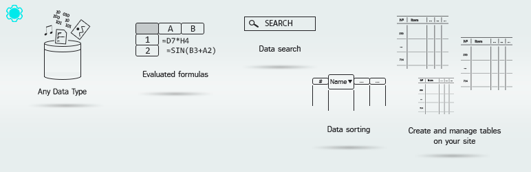 Product image for Data Tables Generator by Supsystic.