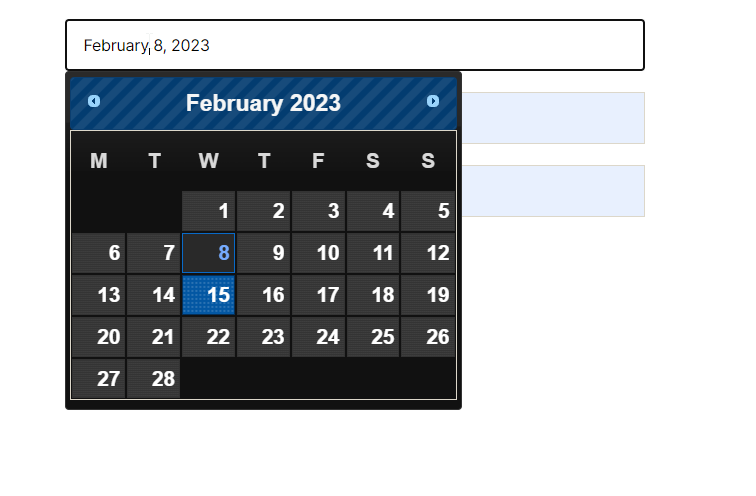 Date Picker For Contact Form 7 - Screenshot 1