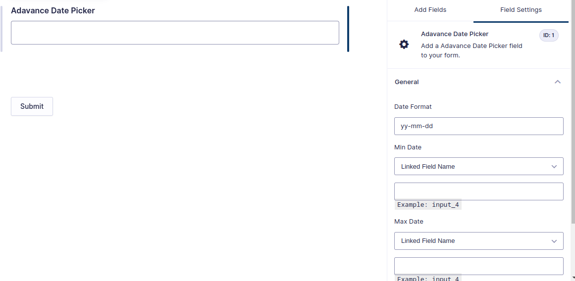 Date Picker for Gravity Forms