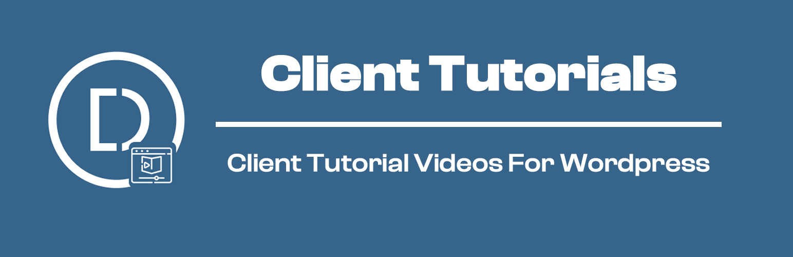 WordPress 外掛 DawsonyWeb – Client Tutorial Videos 的封面圖片