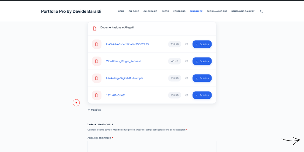 Manual PDF management directly inside the block editor.