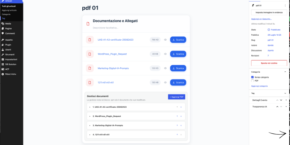 Responsive list layout.