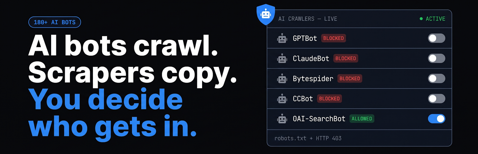 ddosNull AI Crawler & Scraper Blocker