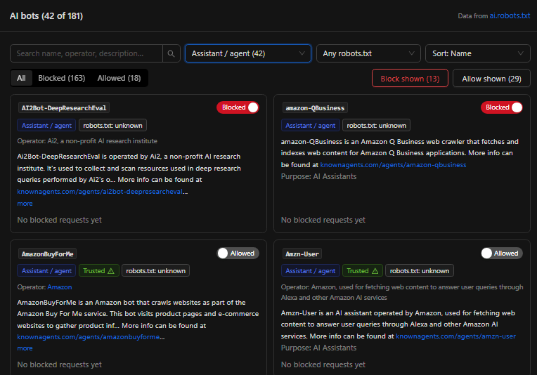 Dark mode.