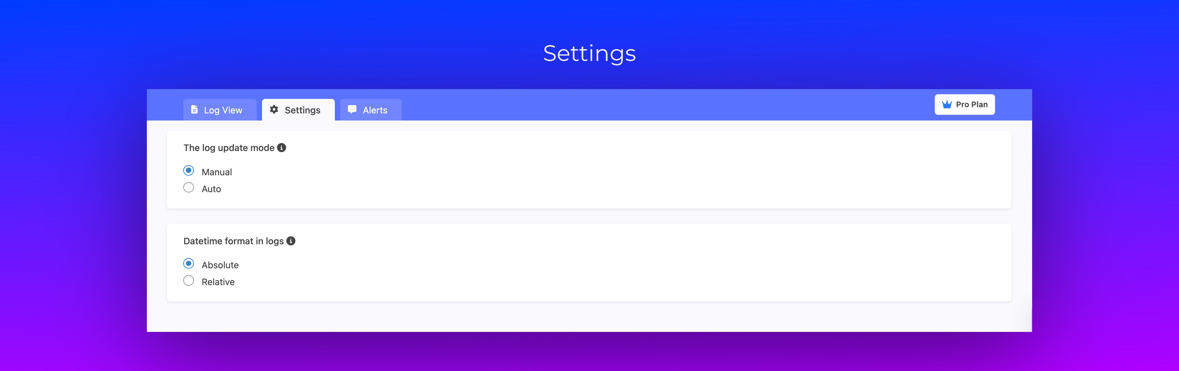 Display Errors warning modal