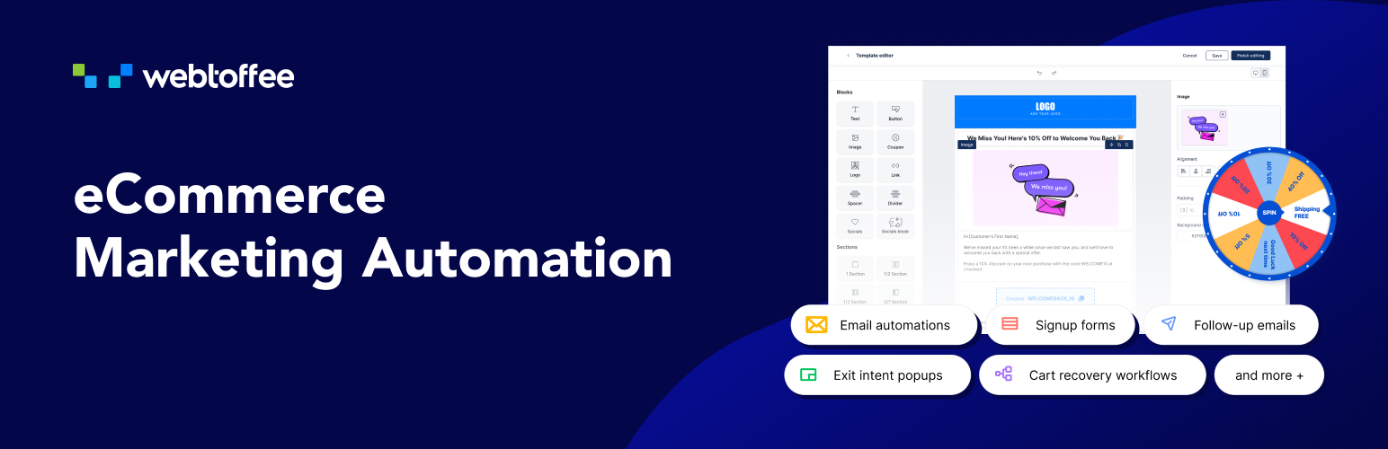 WebToffee eCommerce Marketing Automation – Email marketing, Popups, Email customizer