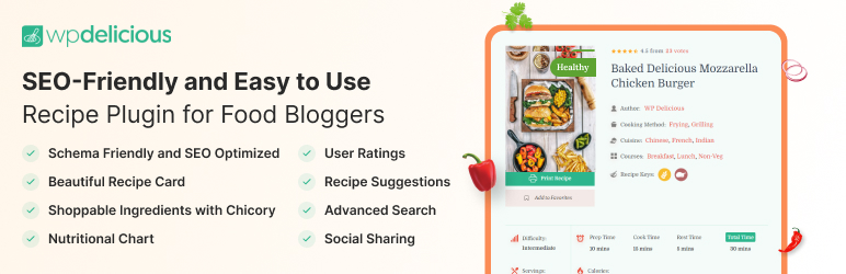 WP Delicious – Recipe Plugin for Food Bloggers (formerly Delicious Recipes)