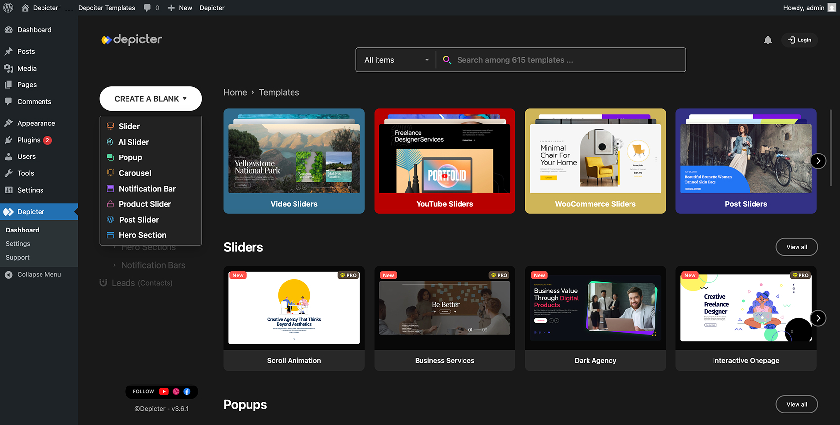 Popup and Slider Builder by Depicter – Add Email collecting Popup, Popup Modal, Coupon Popup, Image Slider, Carousel Slider, Post Slider Carousel