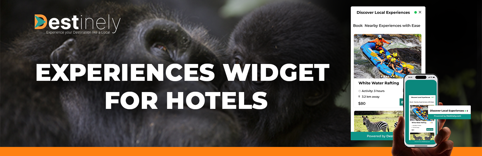 Destinely Experiences Widget