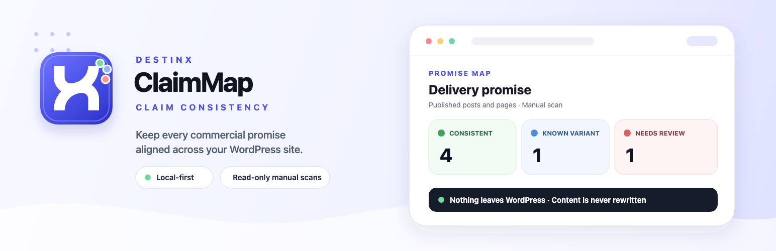DestinX ClaimMap