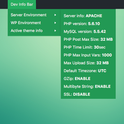 Dev Info Bar logo