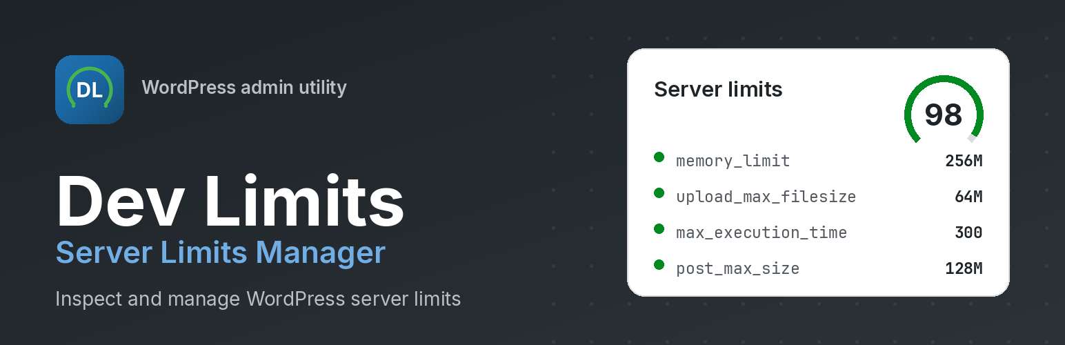 Dev Limits – Server Limits Manager