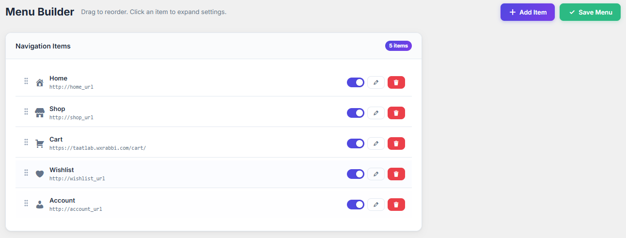 Six premium layout presets