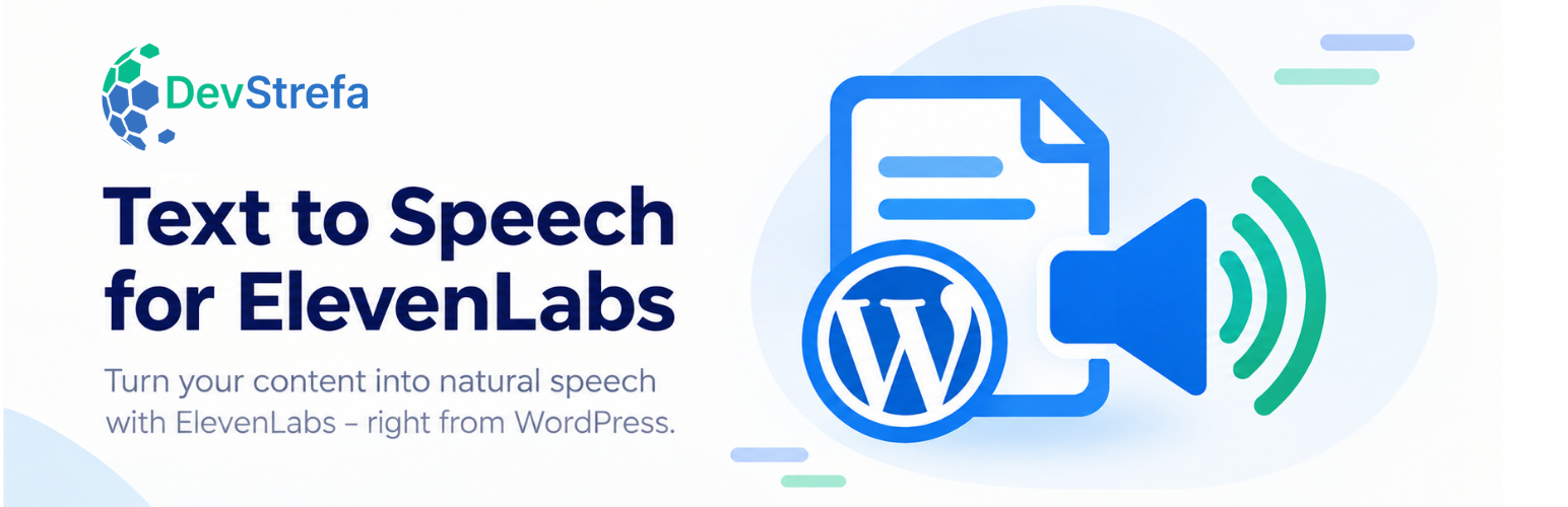 DevStrefa Text to Speech for ElevenLabs
