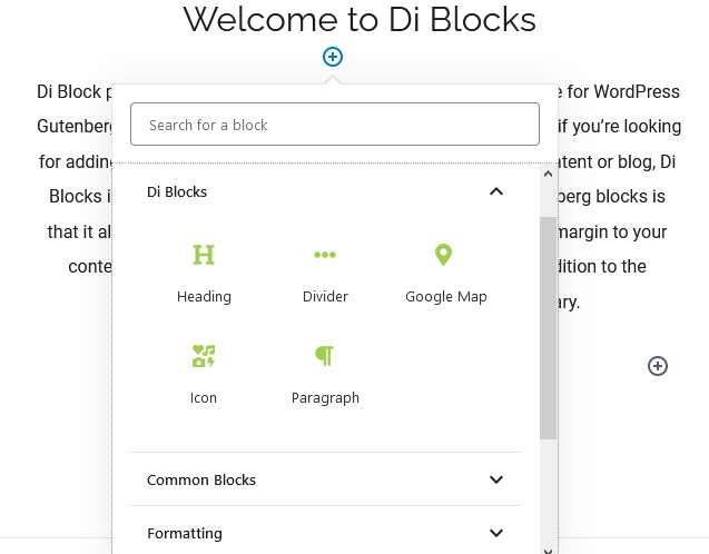 Di Blocks &#8211; Awesome WordPress Blocks for Gutenberg Editor