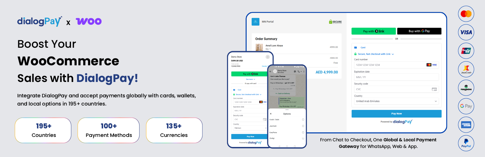 DialogPay Payment Gateway for WooCommerce