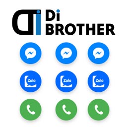 Nút Bấm Liên Hệ Dibrother Icon