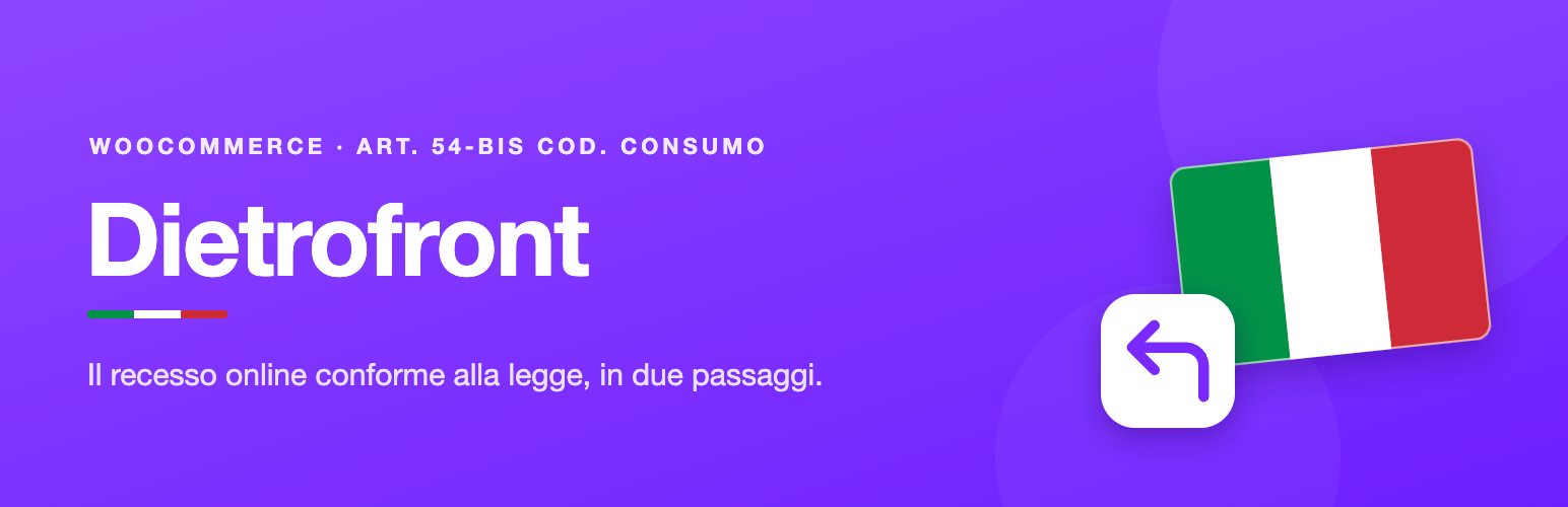 Dietrofront – Recesso Online for WooCommerce