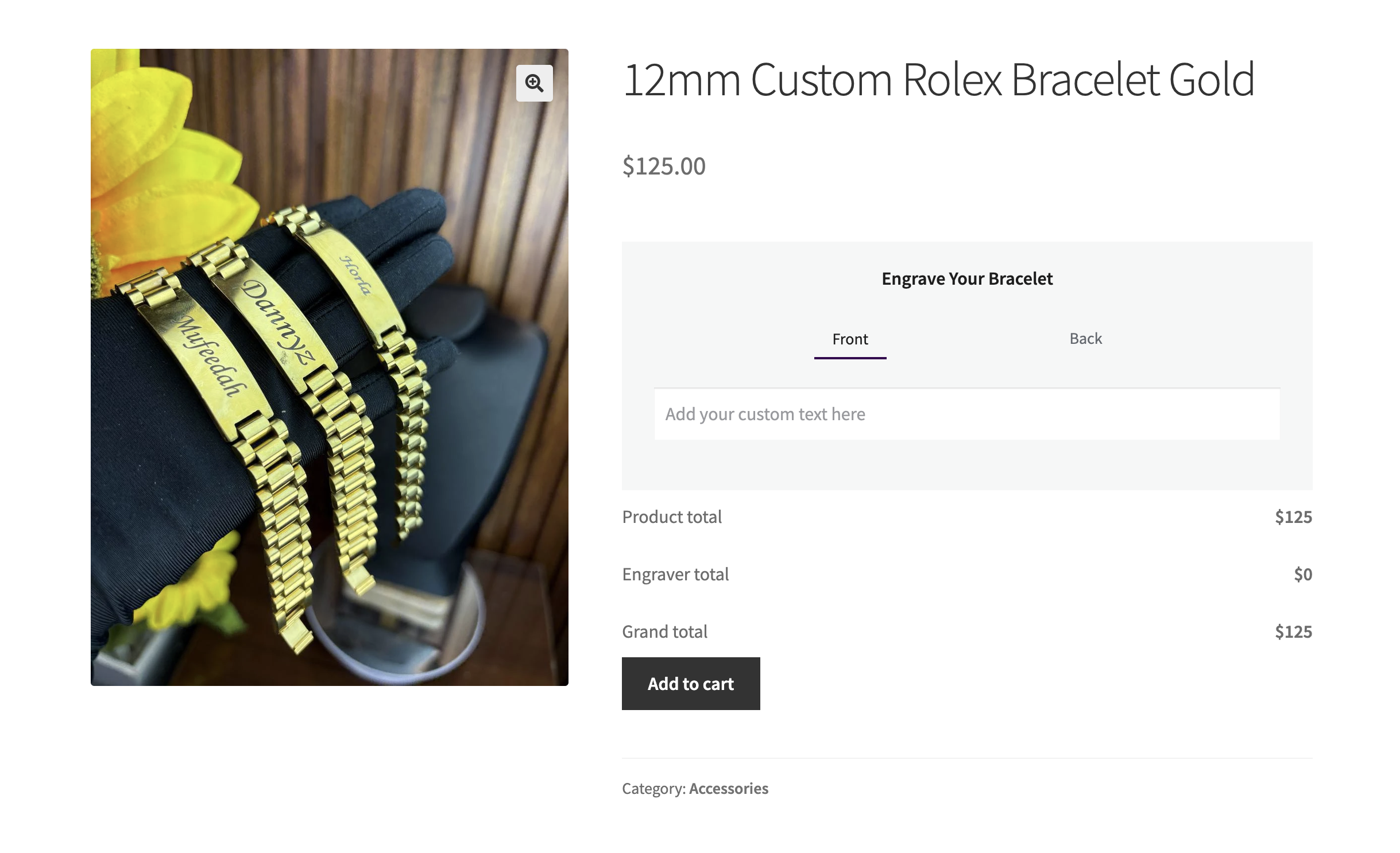 Jewelry Personalization - engrave bracelets, rings, necklaces, and other jewelry products.