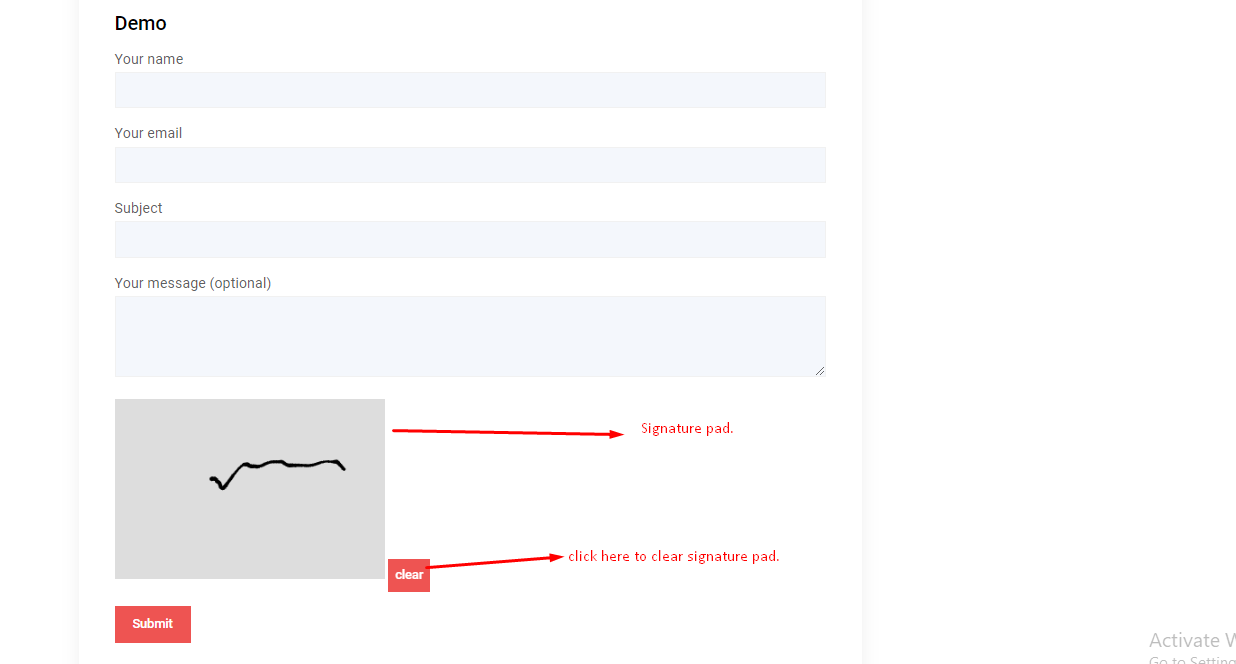 Frontend Layout of autographs