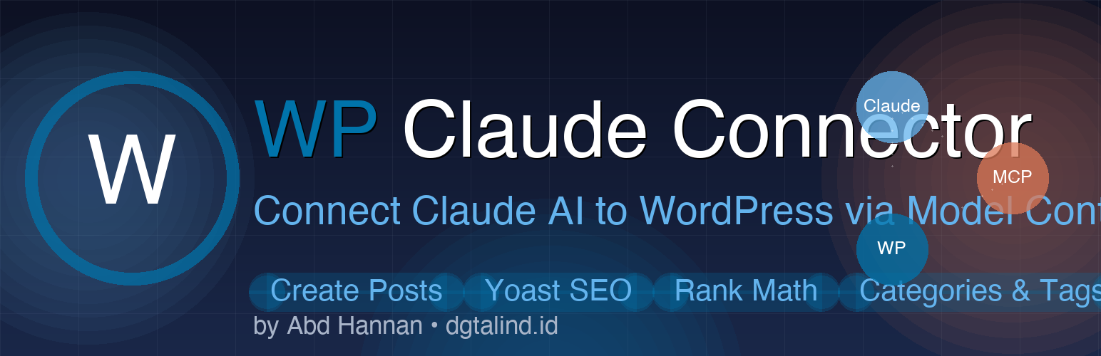 WordPress 外掛 Digitalindo MCP for Claude AI 的封面圖片