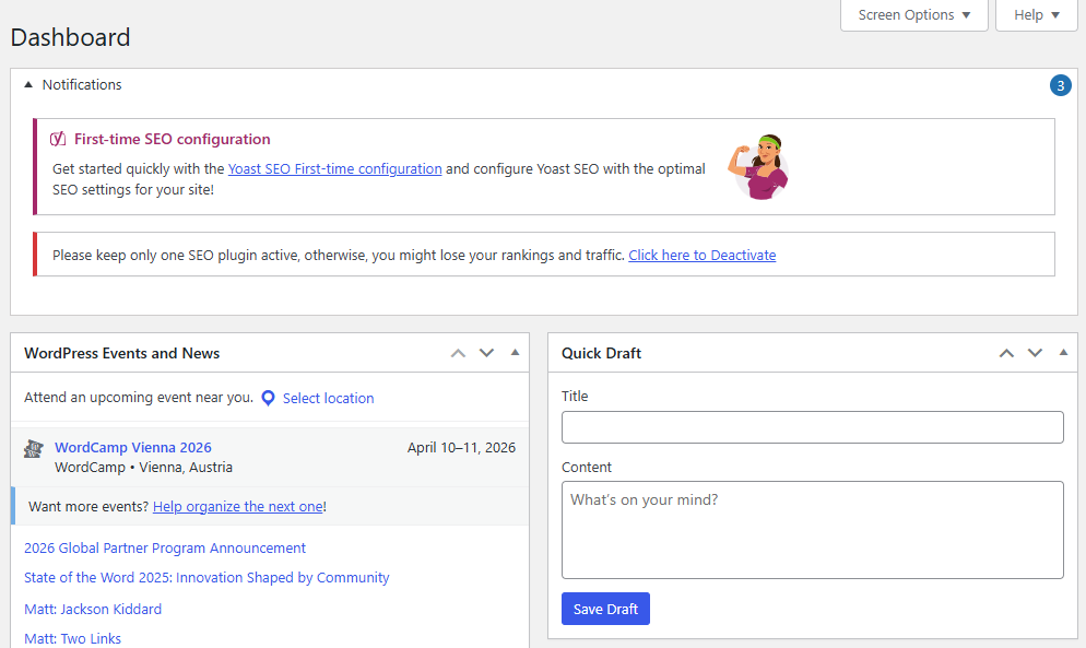 Group all admin notification in a compact panel