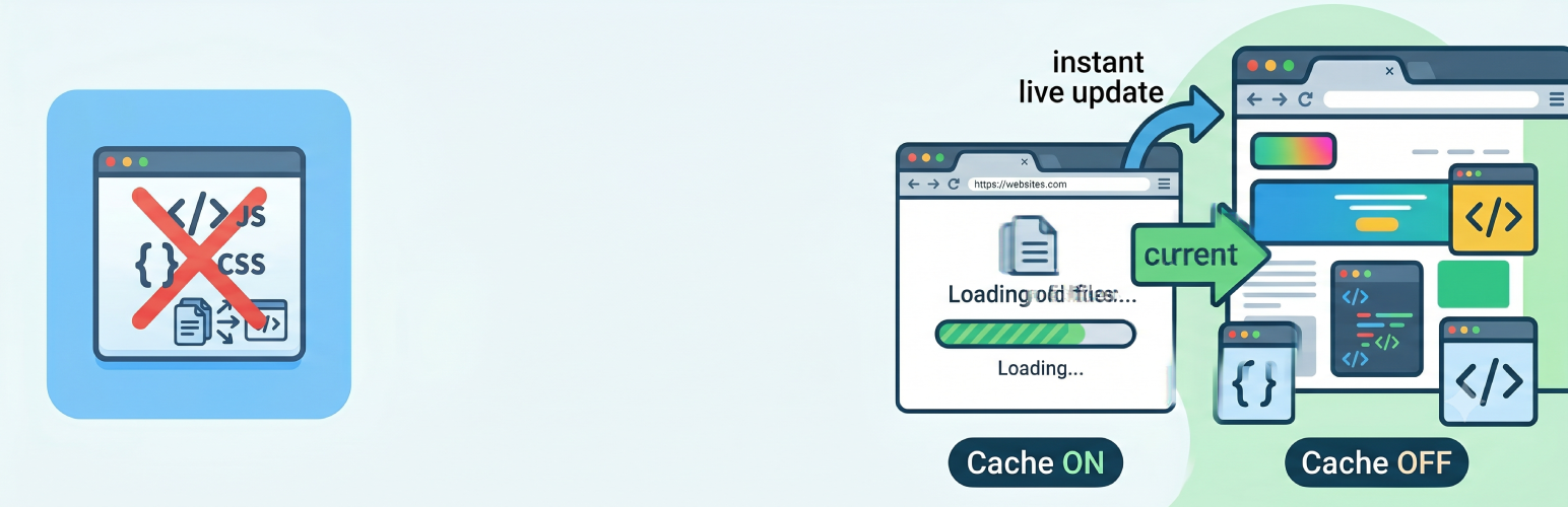 Disable CSS JS Cache