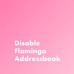 Disable Flamingo Addressbook