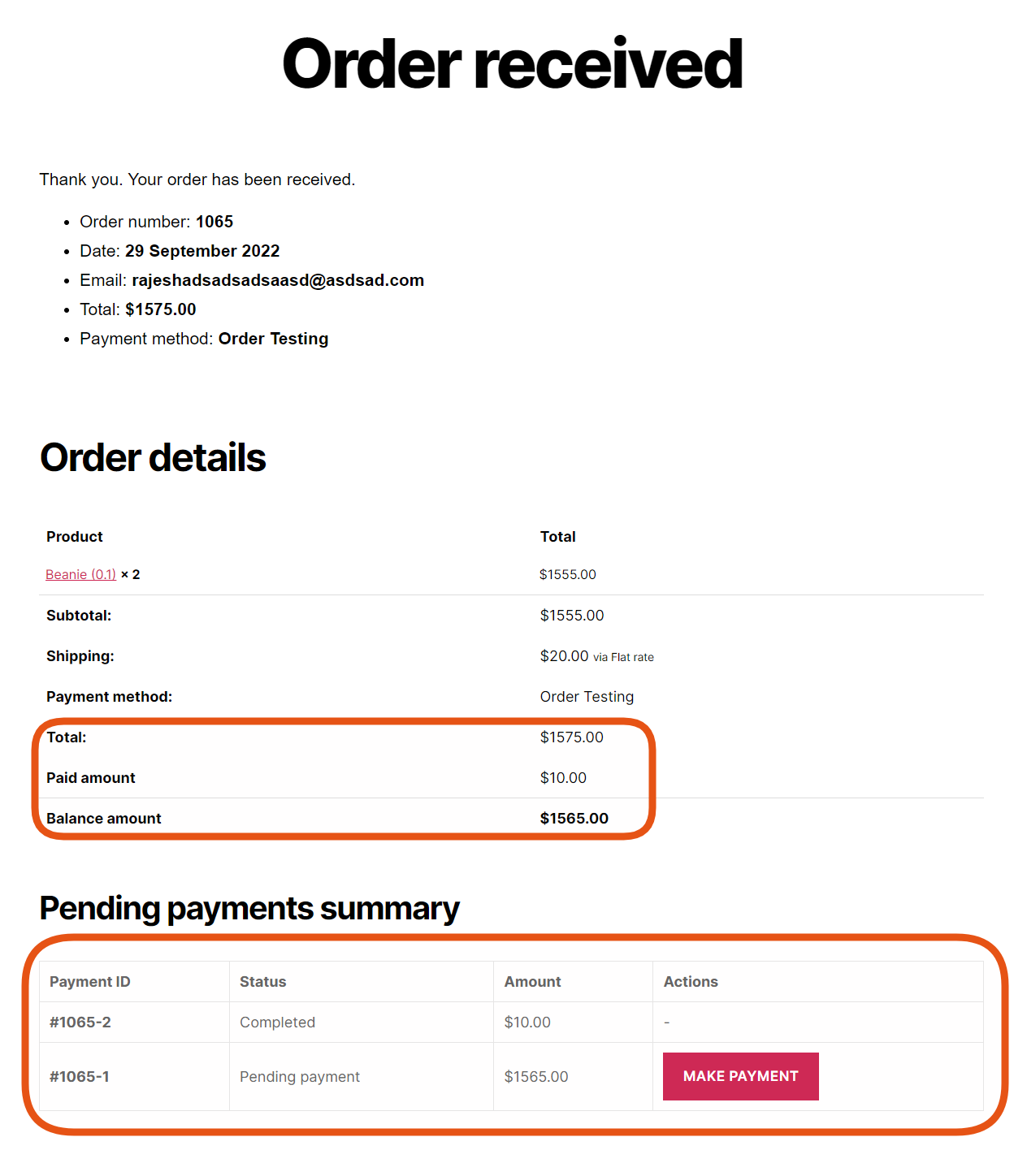 Disable payment method / COD fees / Advance COD or Partial payment for Order for WooCommerce