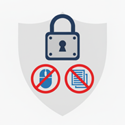 Disable Right Click & Content Copy Protection Icon
