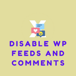 Disable Feeds and Comments Icon