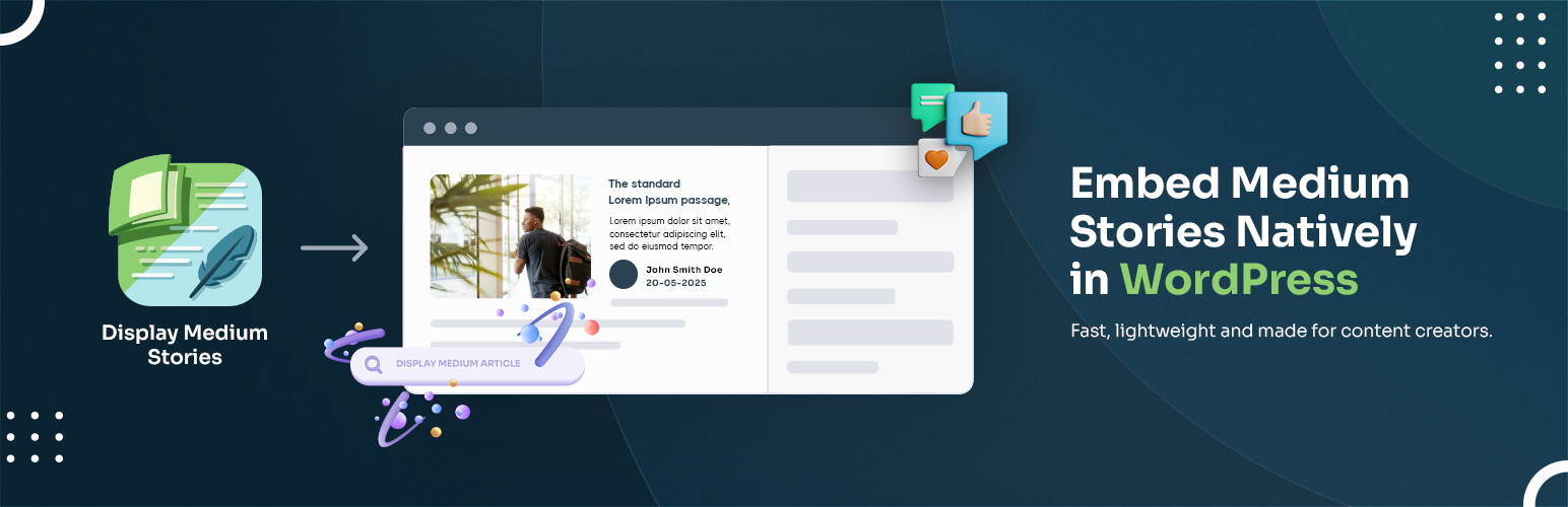 Display Medium Stories – Medium Articles in a WordPress Site