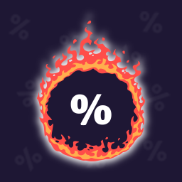 Advanced Sale Percentage Badge logo