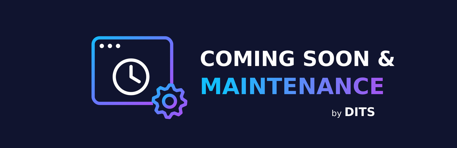 WordPress 外掛 DITS Coming Soon & Maintenance Pages 的封面圖片