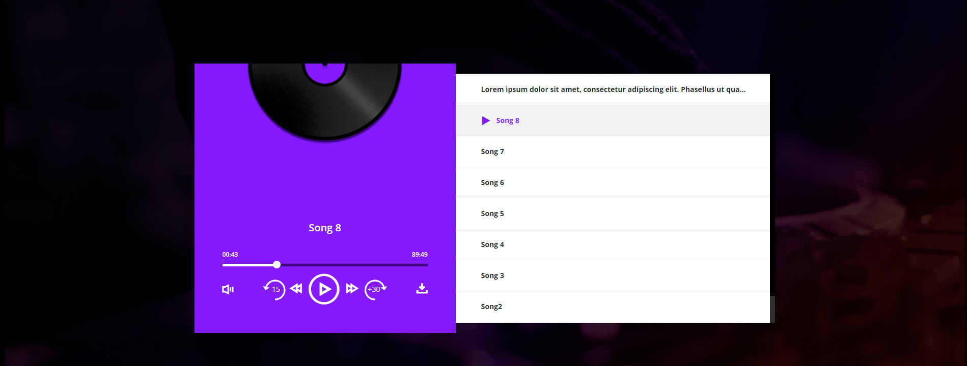 "DJ Player" on the site.