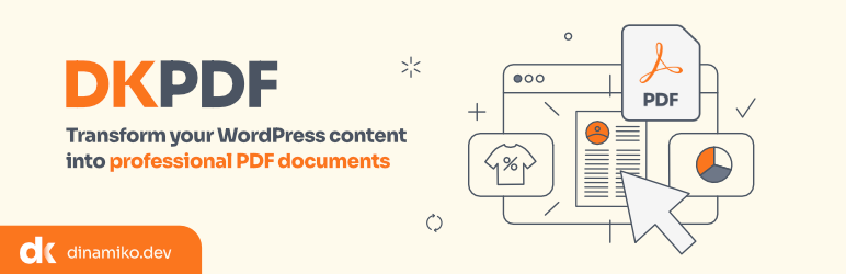 DK PDF – WordPress PDF Generator