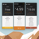 Responsive Pricing Table Icon