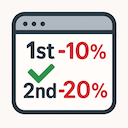 Order Boost — First Order Discounts