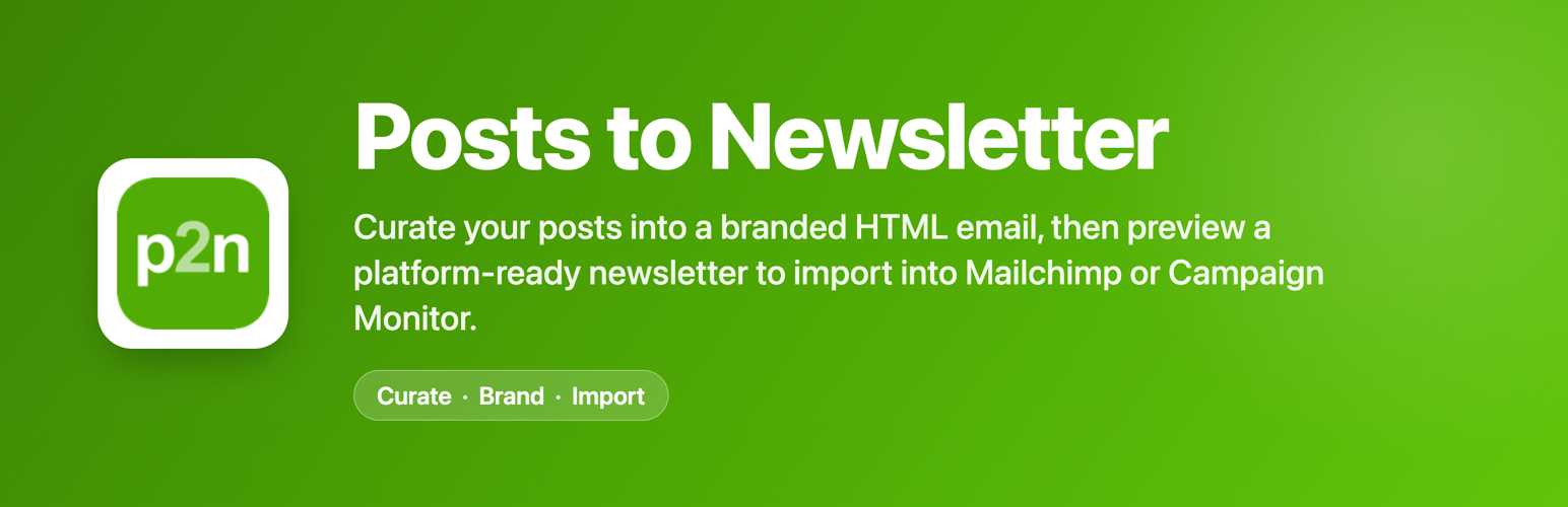 DMC Posts to Newsletter Builder
