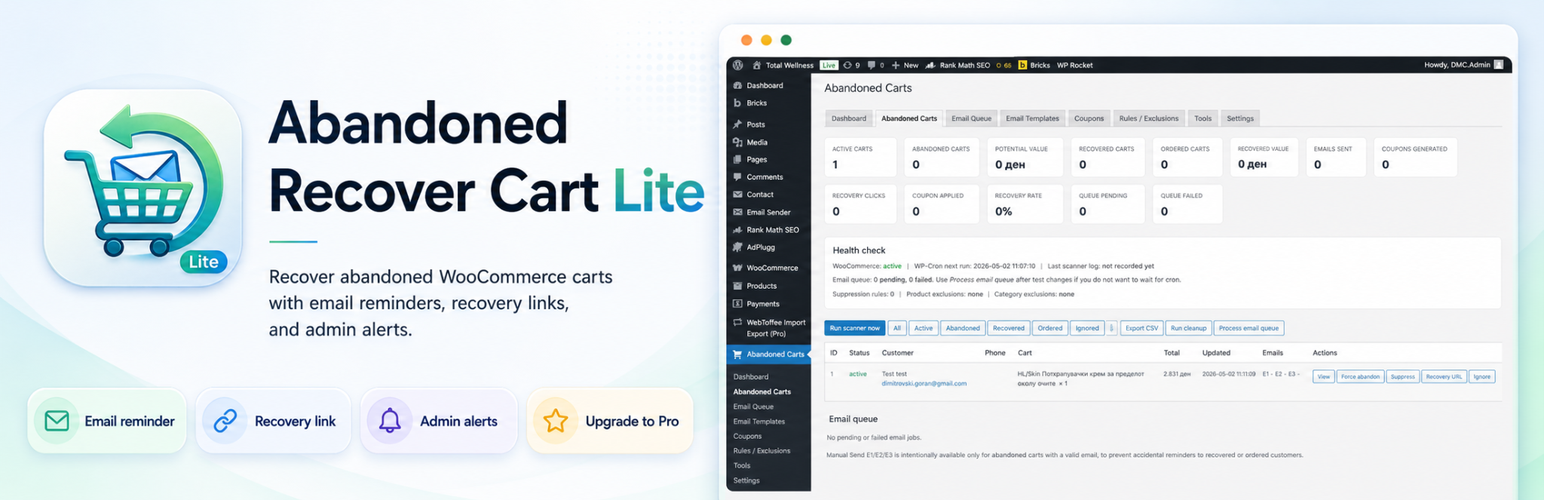 DMCreative Recoverly for WooCommerce